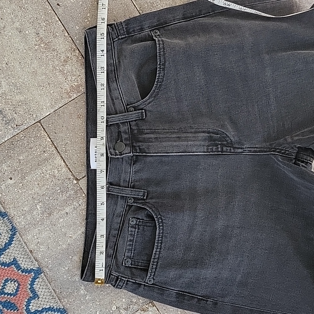 Pistola Alexa Black Flared Women's Jeans With Inside Split Hem Sz 29 - Picture 10 of 14